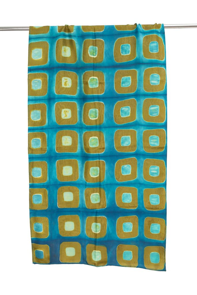 Basil Silk Square Scarf